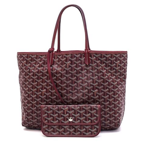 red burgundy goyard|goyardine bag.